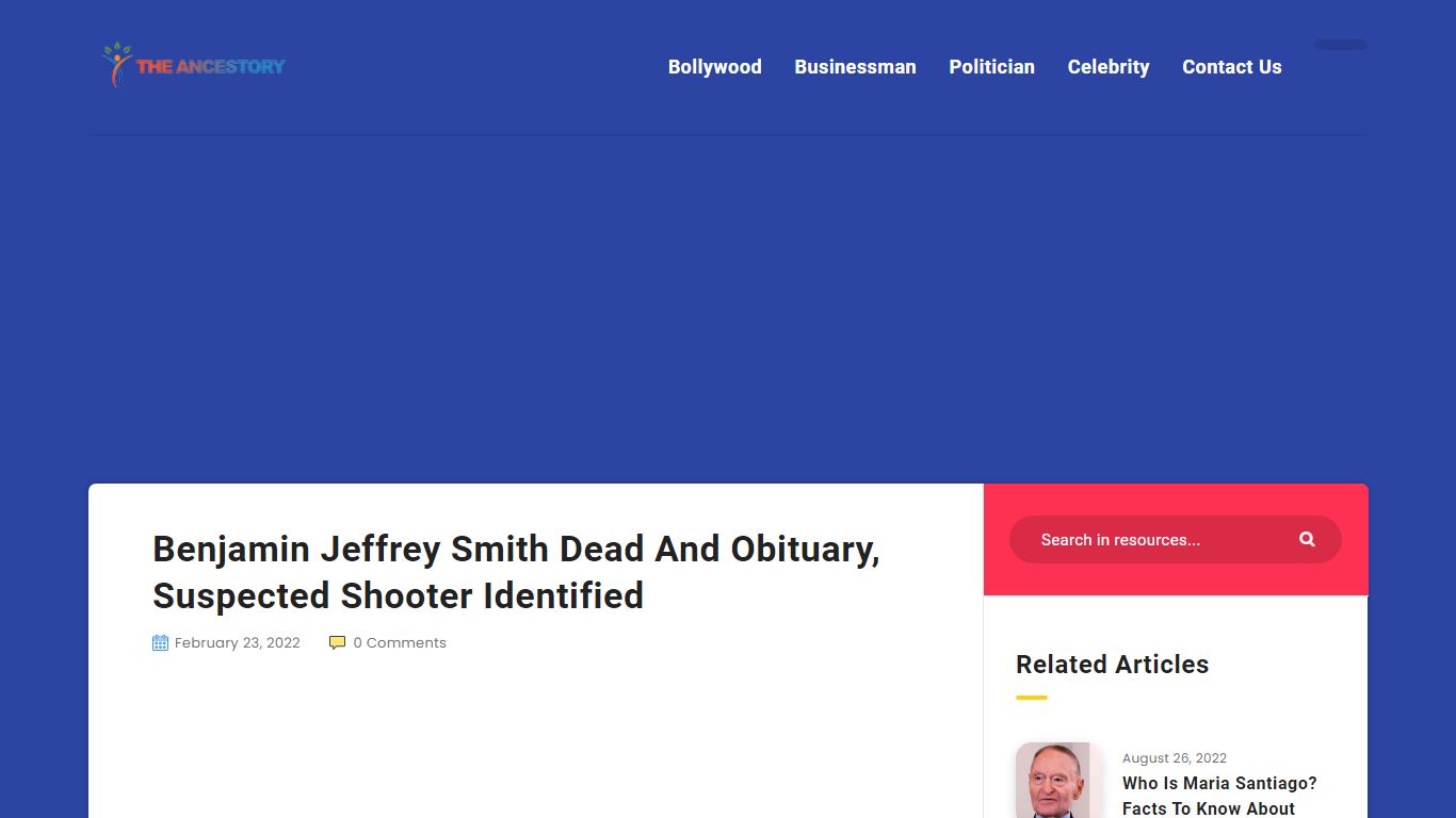 Benjamin Jeffrey Smith Dead And Obituary, Suspected Shooter Identified ...