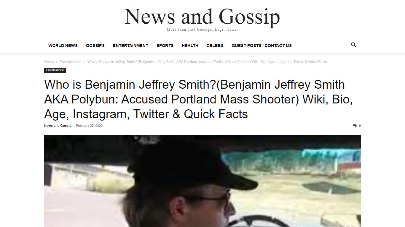 Who is Benjamin Jeffrey Smith? - News and Gossip