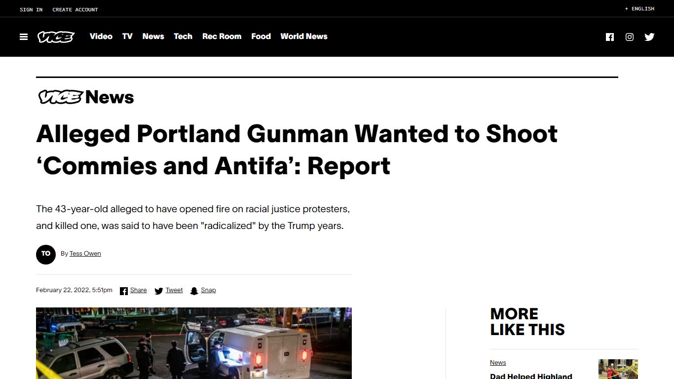 Alleged Portland Gunman Wanted to Shoot ‘Commies and Antifa ... - Vice