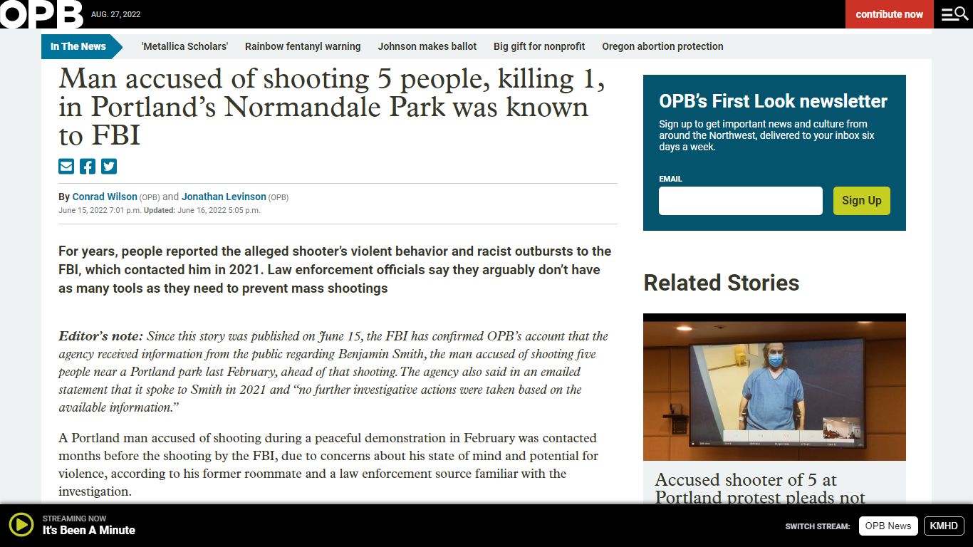 Man accused of shooting 5 people, killing 1, in Portland’s Normandale ...